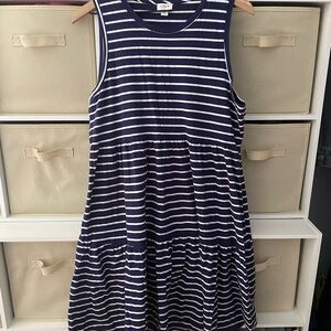 J. Crew Striped Sleeveless Dress